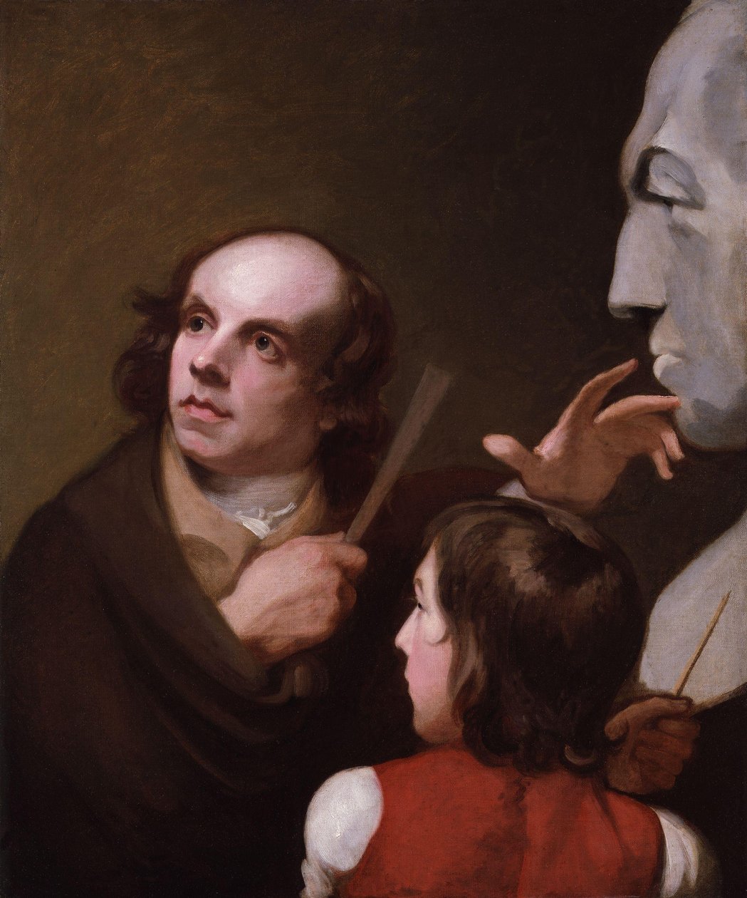 John Flaxman; Thomas Alphonso Hayley door George Romney