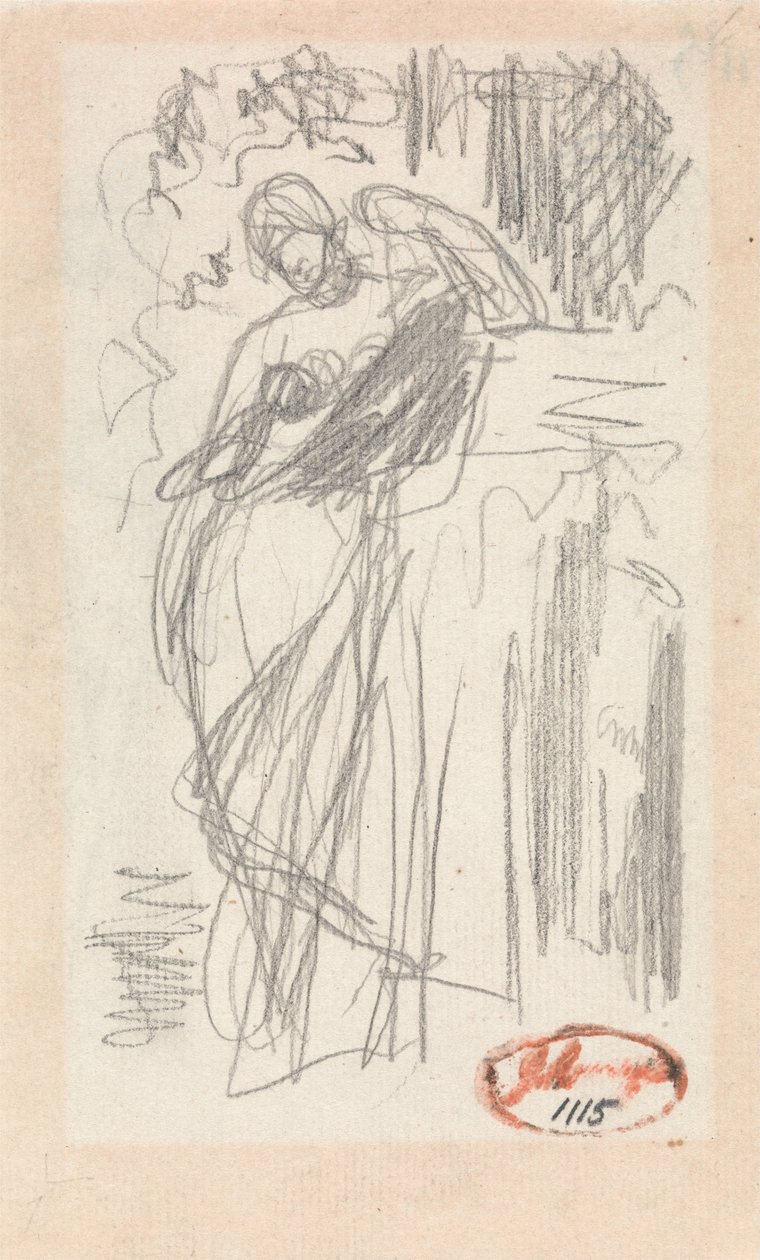 Staande vrouw door George Romney
