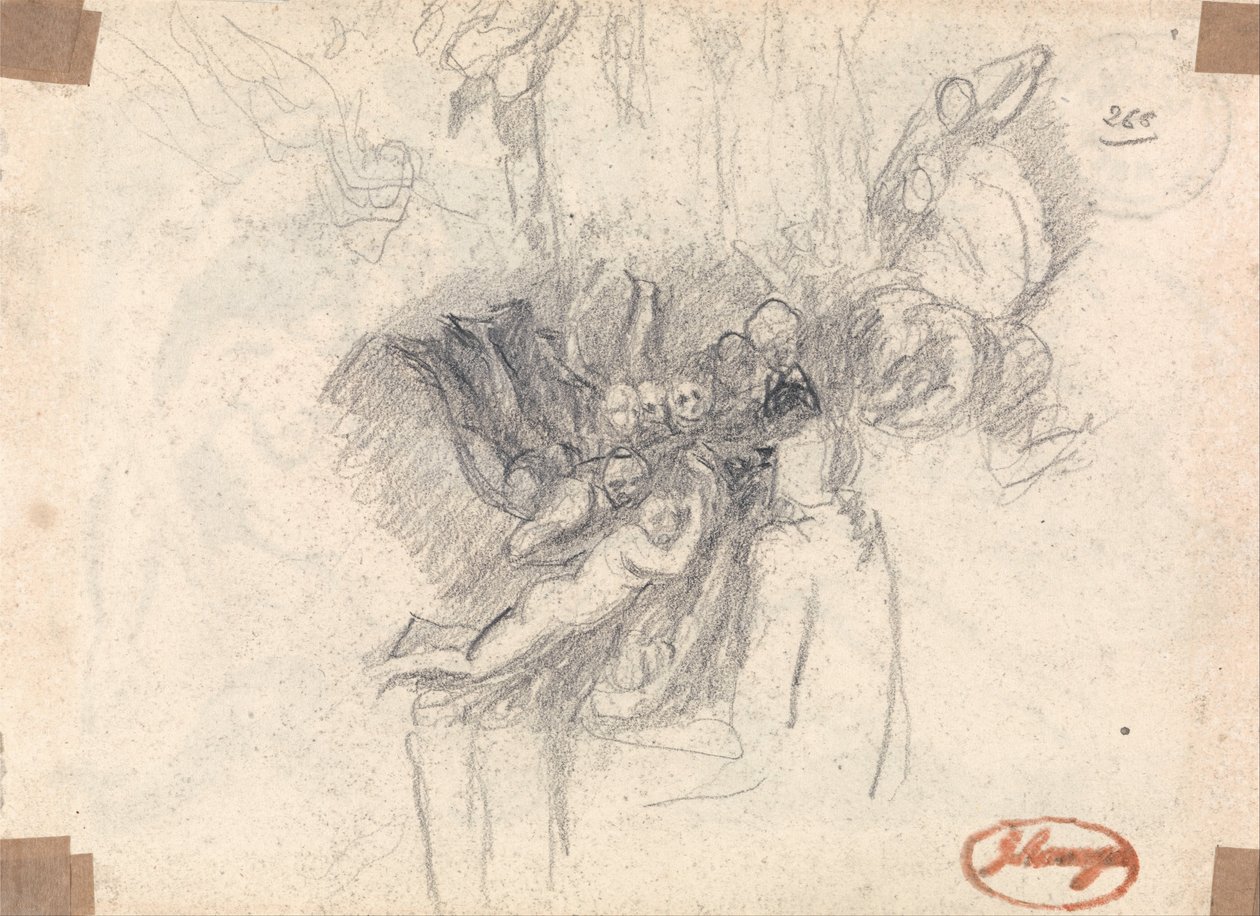 Verzoeking van Christus door George Romney