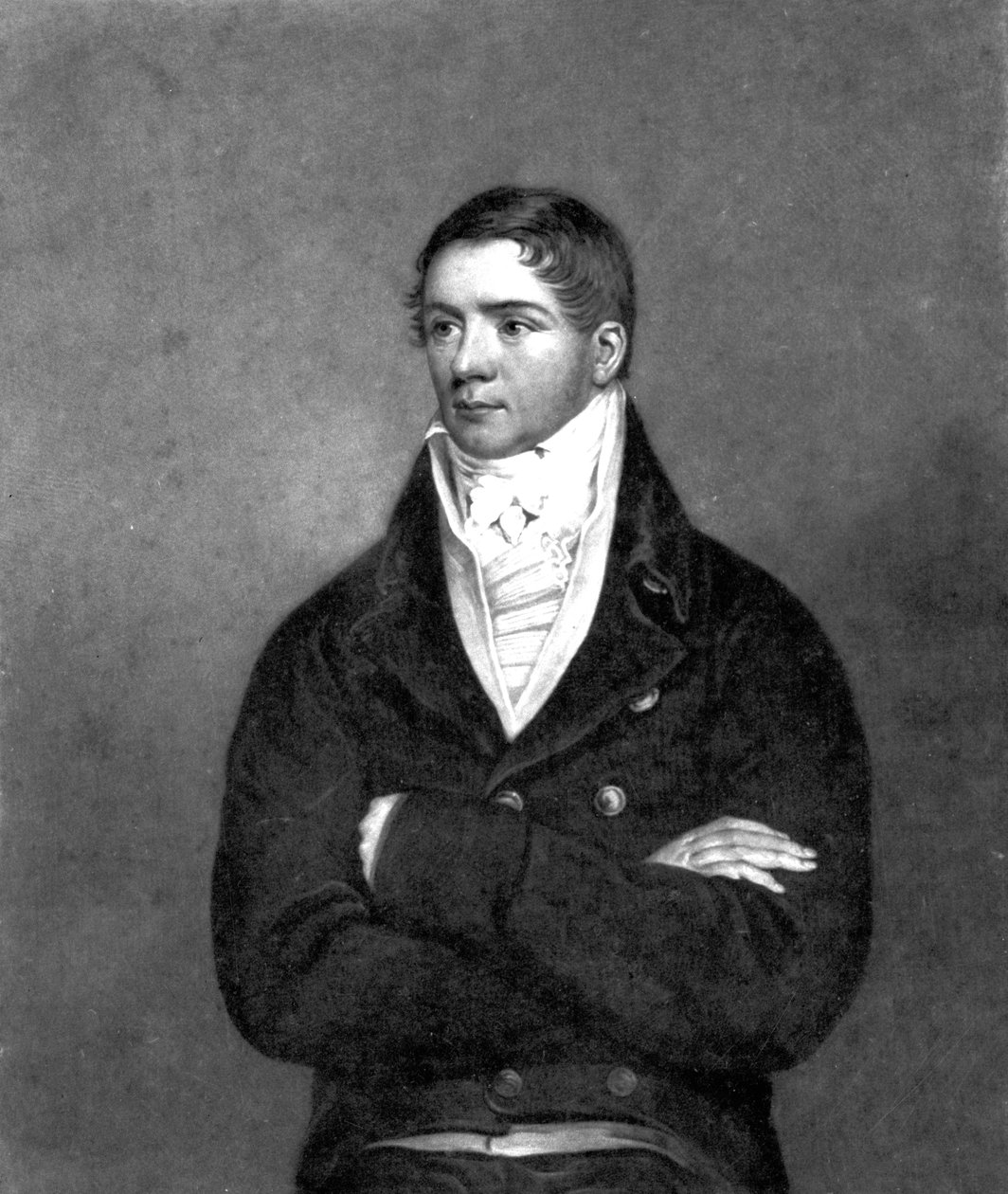 Thomas Belcher, gegraveerd door Charles Turner, 1814 door George Sharples
