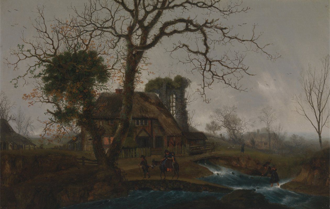 Winterlandschap door George Smith