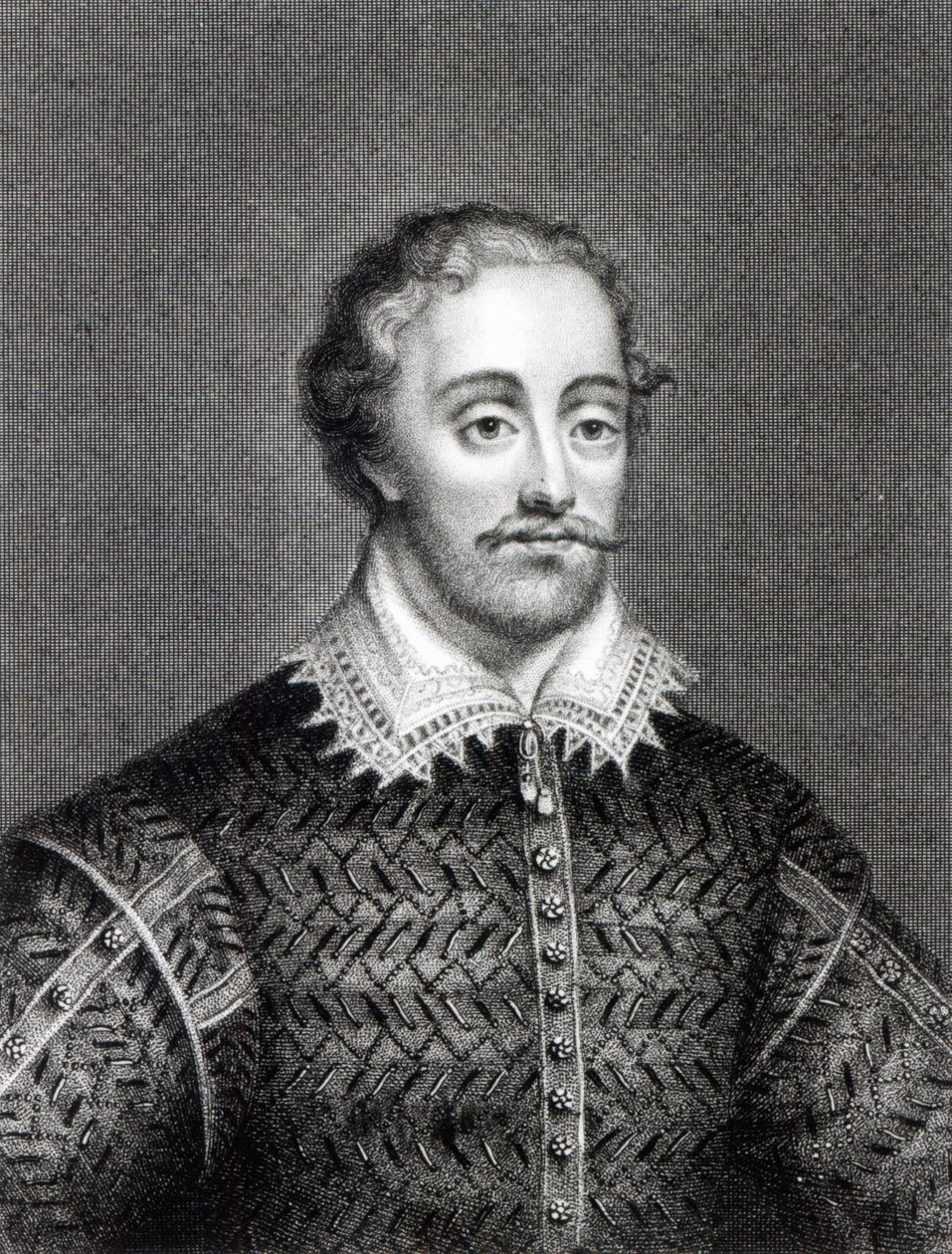 Edmund Spenser, gegraveerd door Burnet Reading door George Vertue