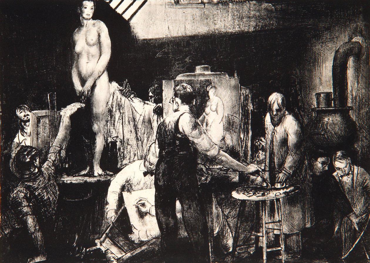 De Levensklas, 1917 door George Wesley Bellows