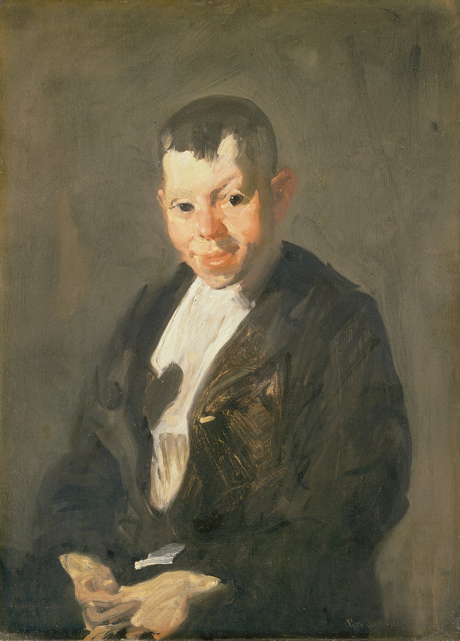 De Krantenjongen door George Wesley Bellows