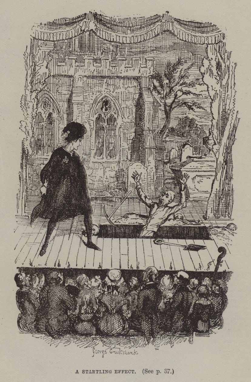 Een verbluffend effect door George (after) Cruikshank