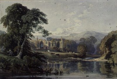 Bolton Abbey, 19e eeuw door George Arthur Fripp