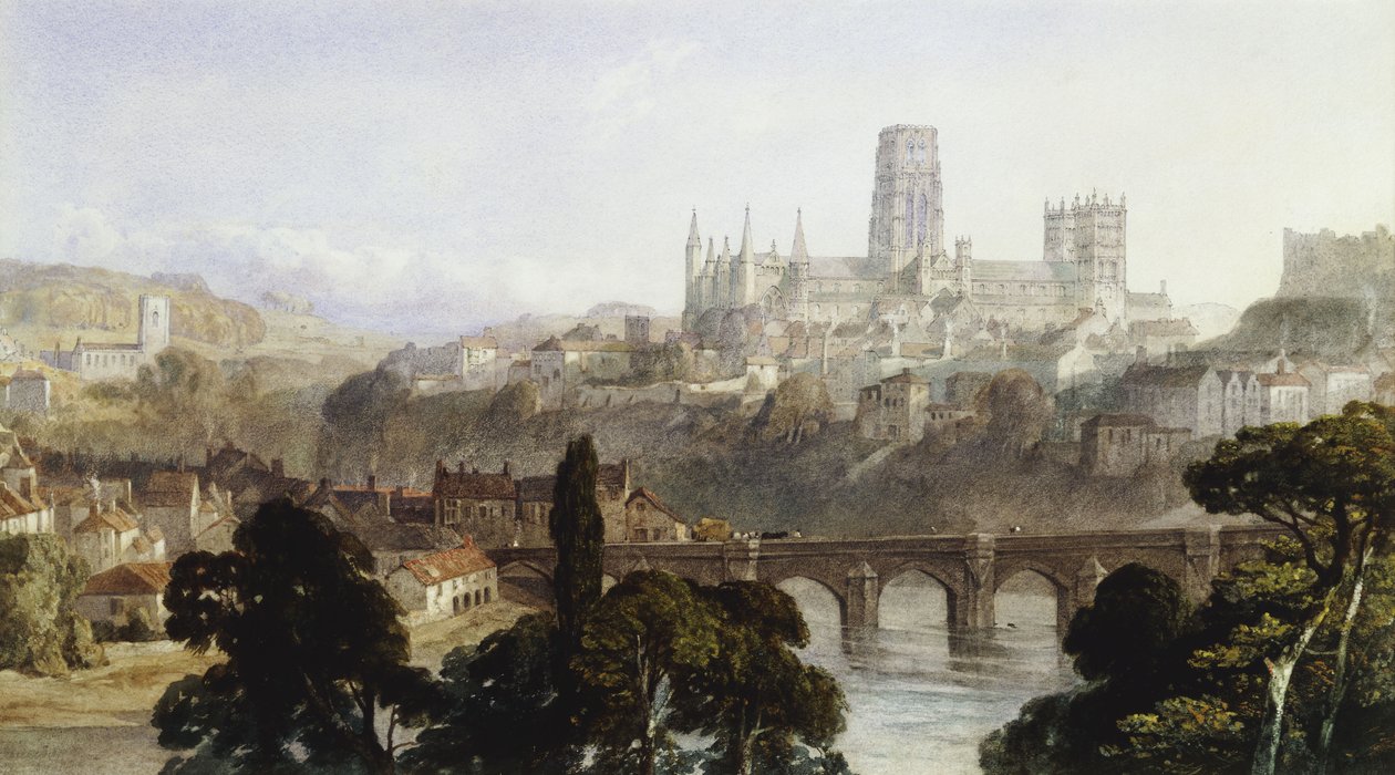 Durham Kathedraal, 1846 door George Arthur Fripp
