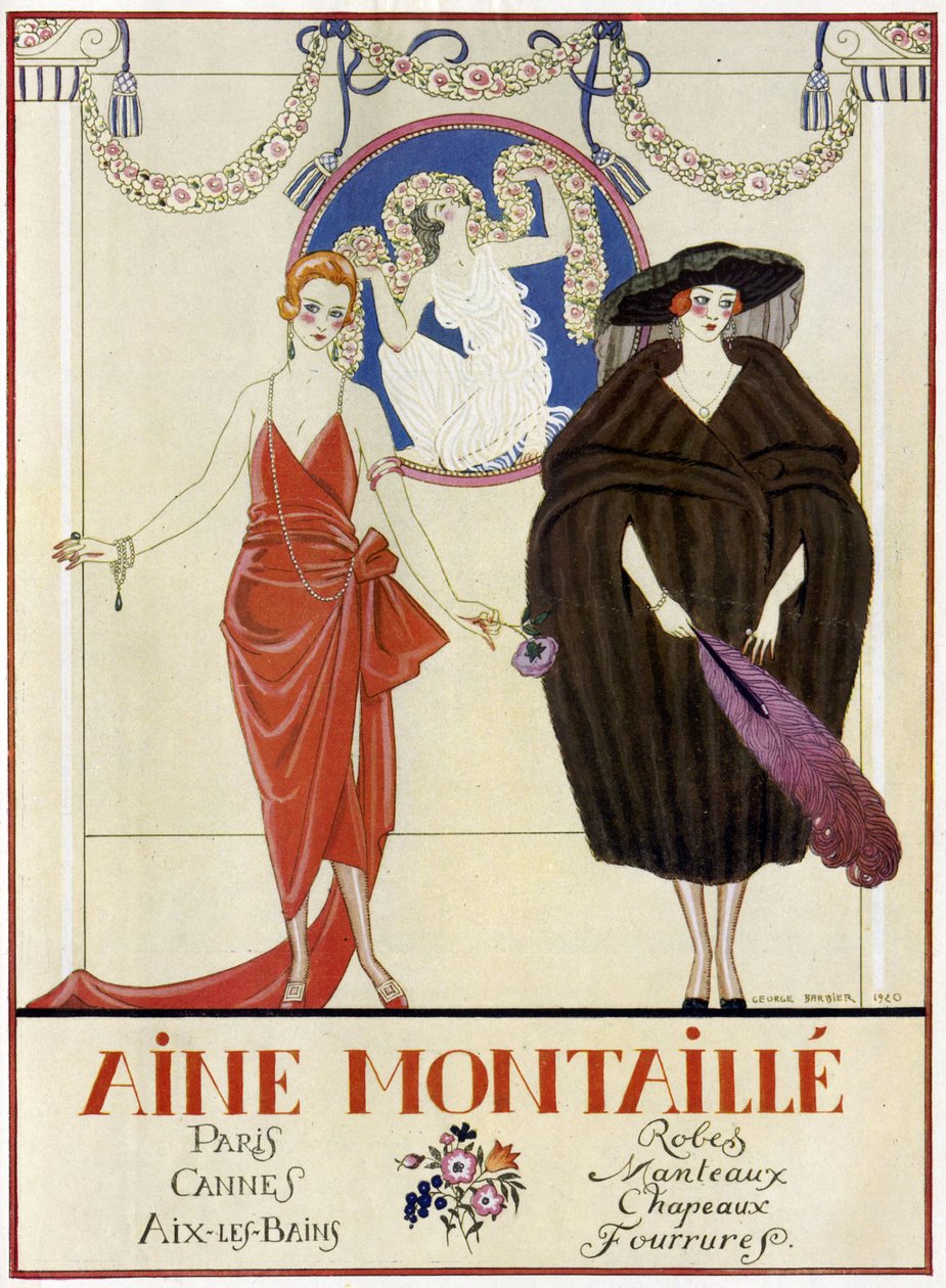 Aine-Montaillé, 1920 door George Barbier