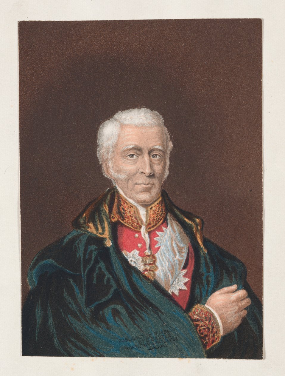 Arthur Wellesley, Hertog van Wellington door George Baxter