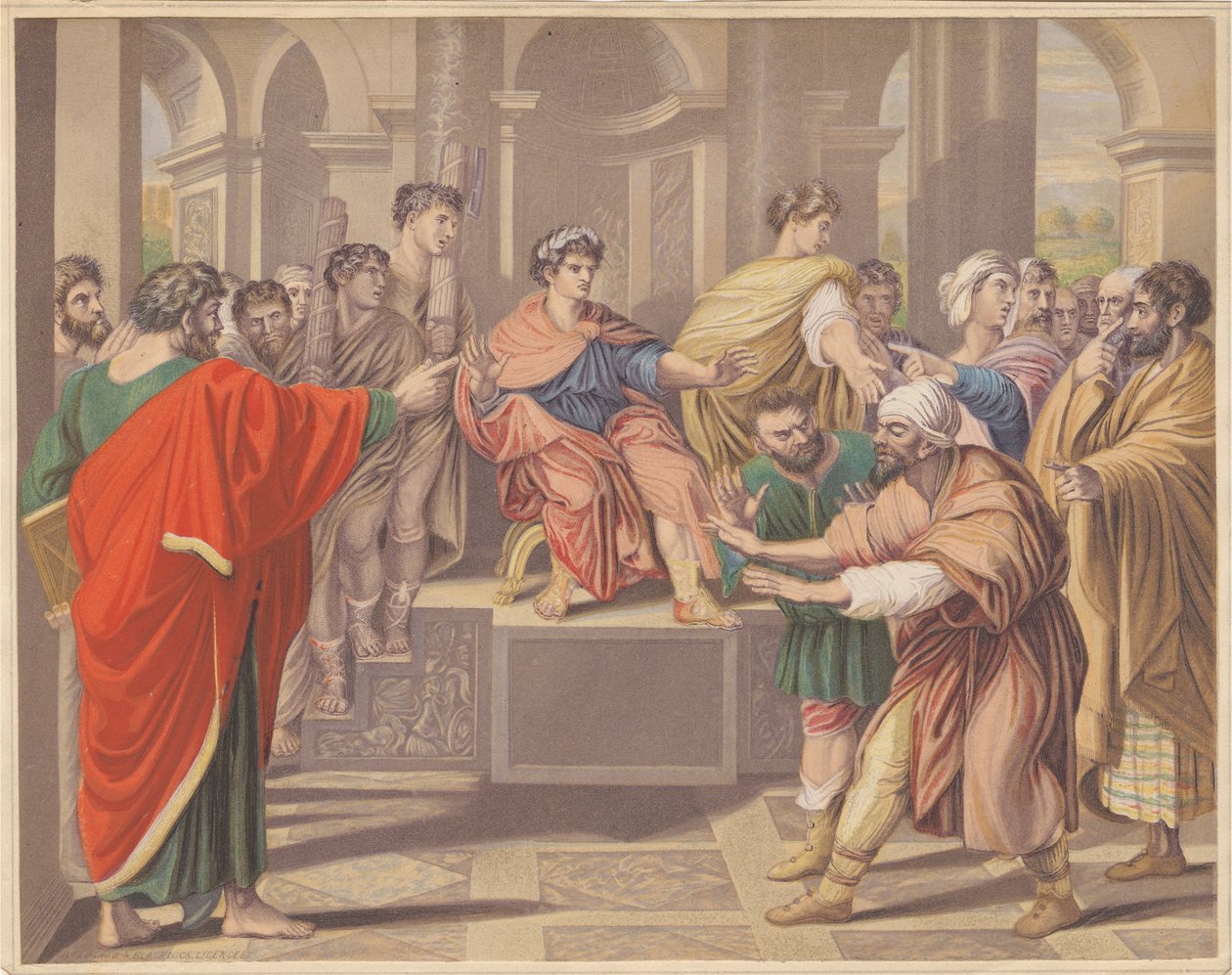 De bekering van de proconsul door George Baxter