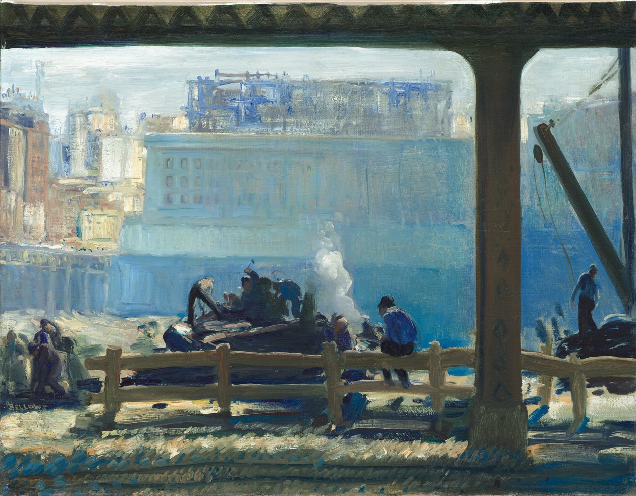 Blauwe Ochtend door George Bellows