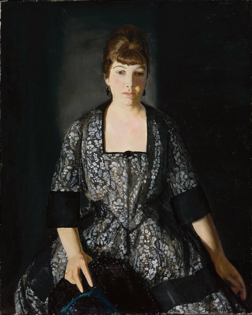 Emma in het zwart door George Bellows