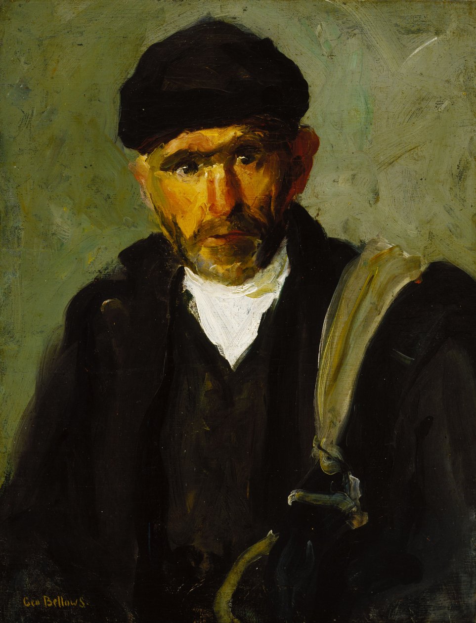 Oude visser door George Bellows