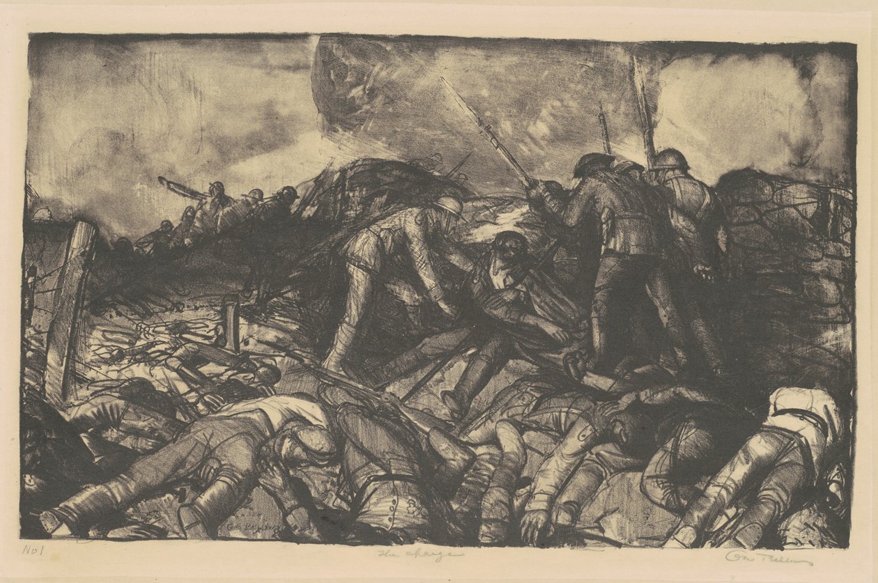 De aanval door George Bellows