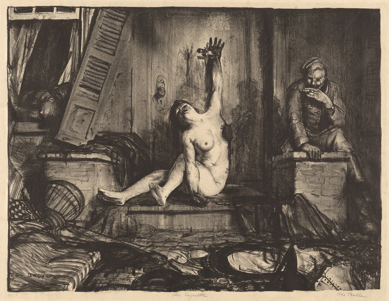 De sigaret door George Bellows