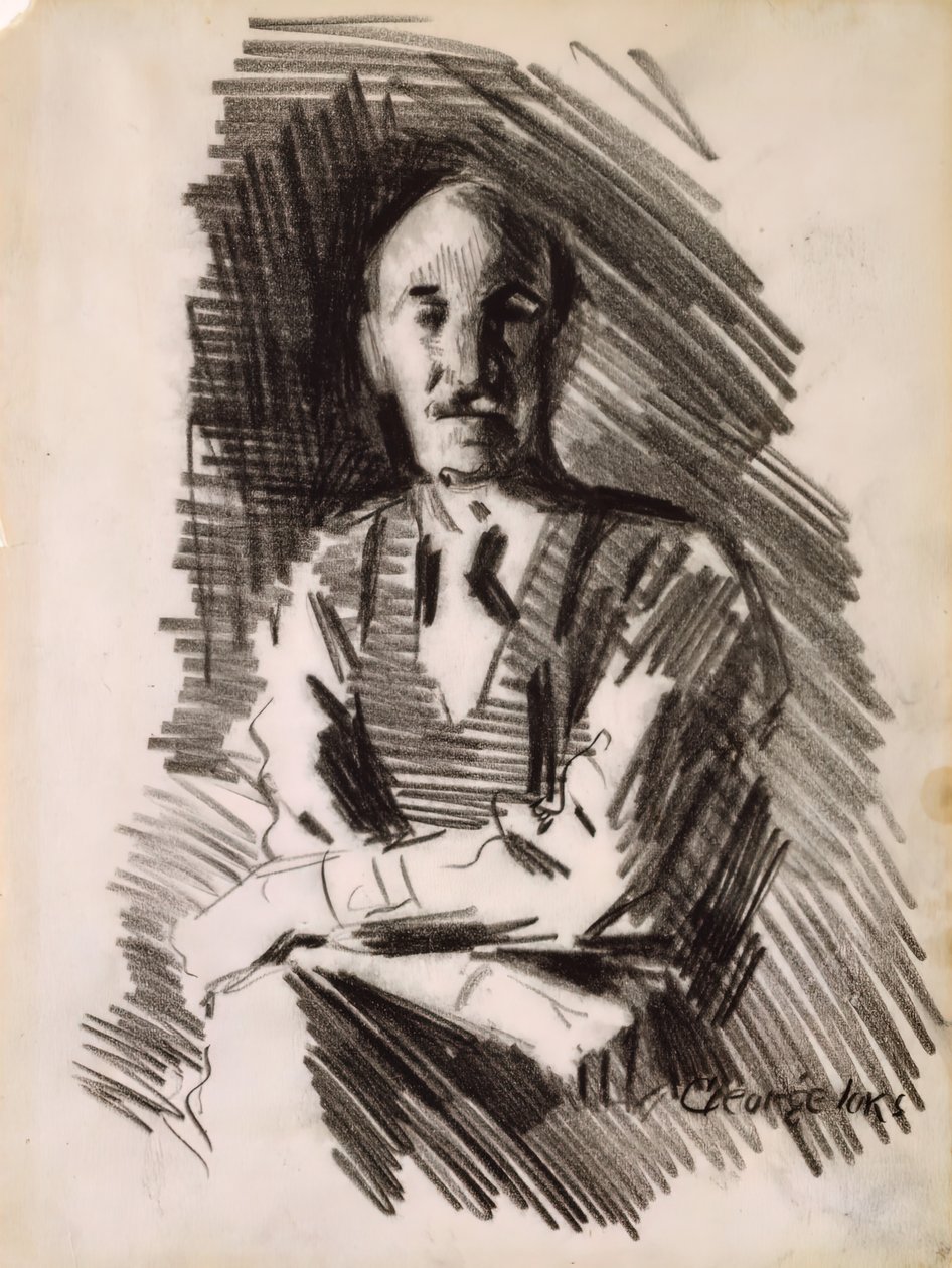 Een portret, ca. 1904 door George Benjamin Luks