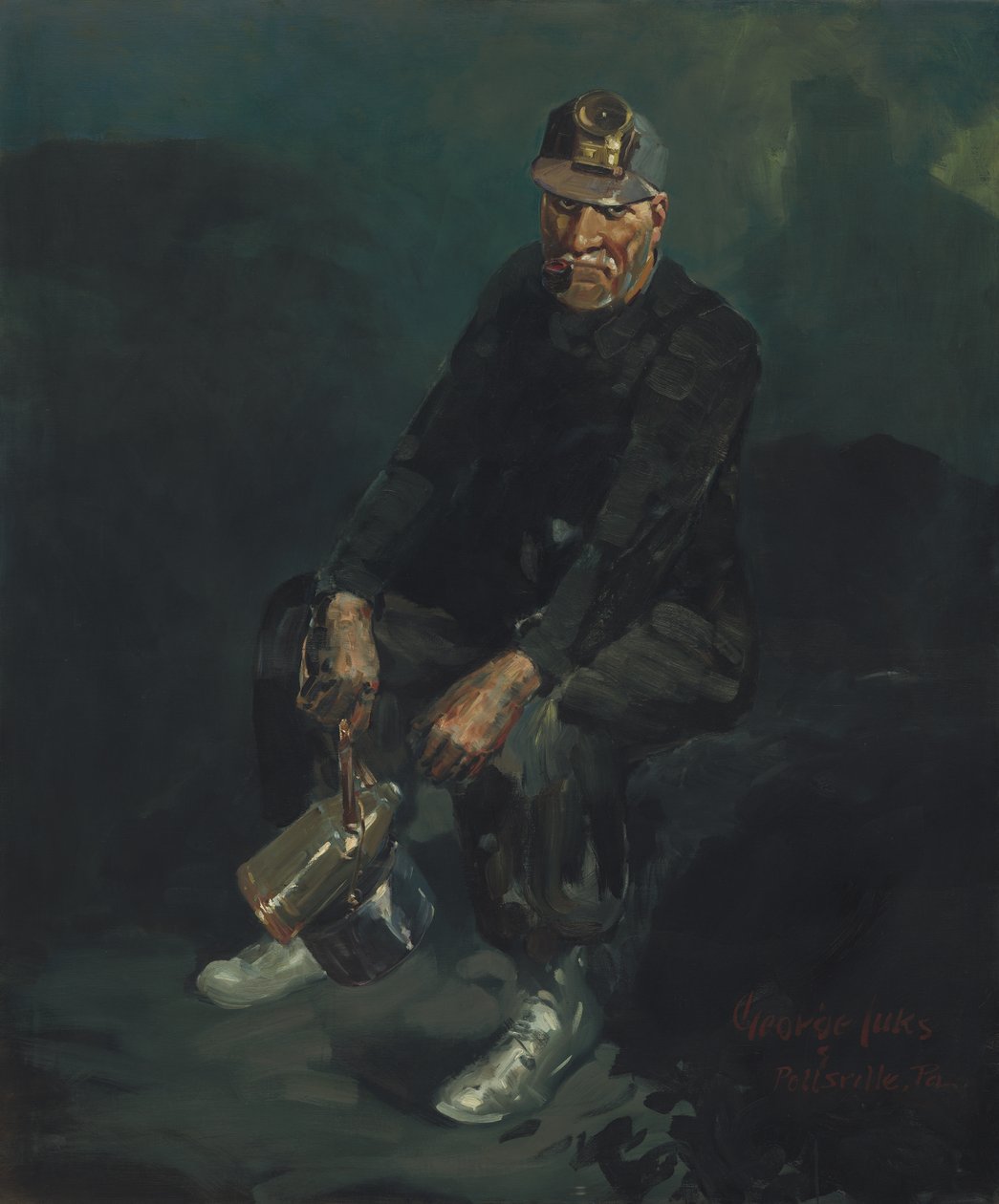 De mijnwerker door George Benjamin Luks