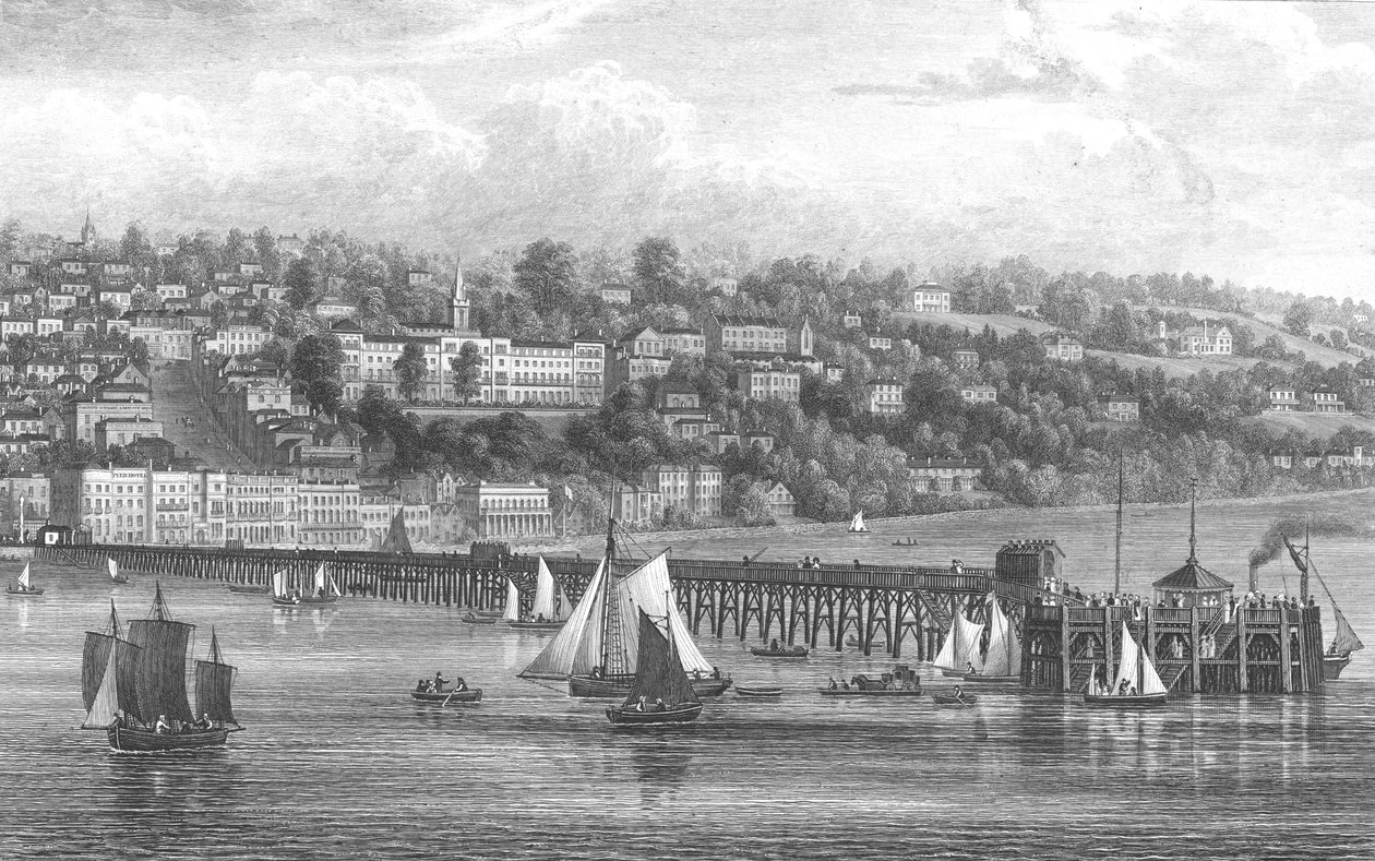 Ryde, Isle of Wight (1855) door George Brannon