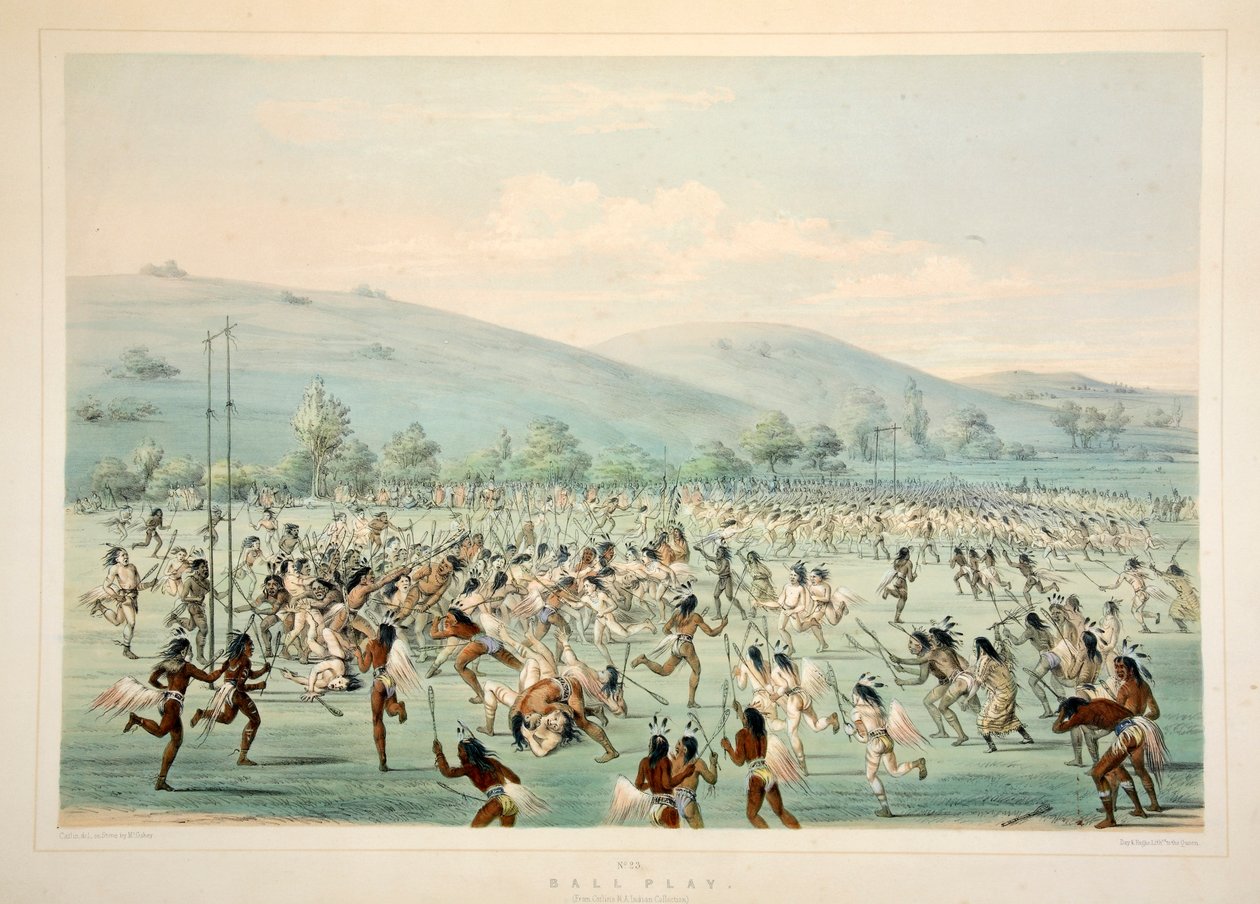 Balspel door George Catlin