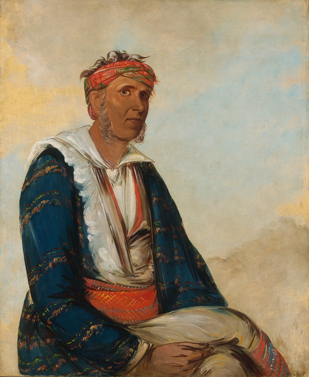 Cól-lee, een stamhoofd door George Catlin