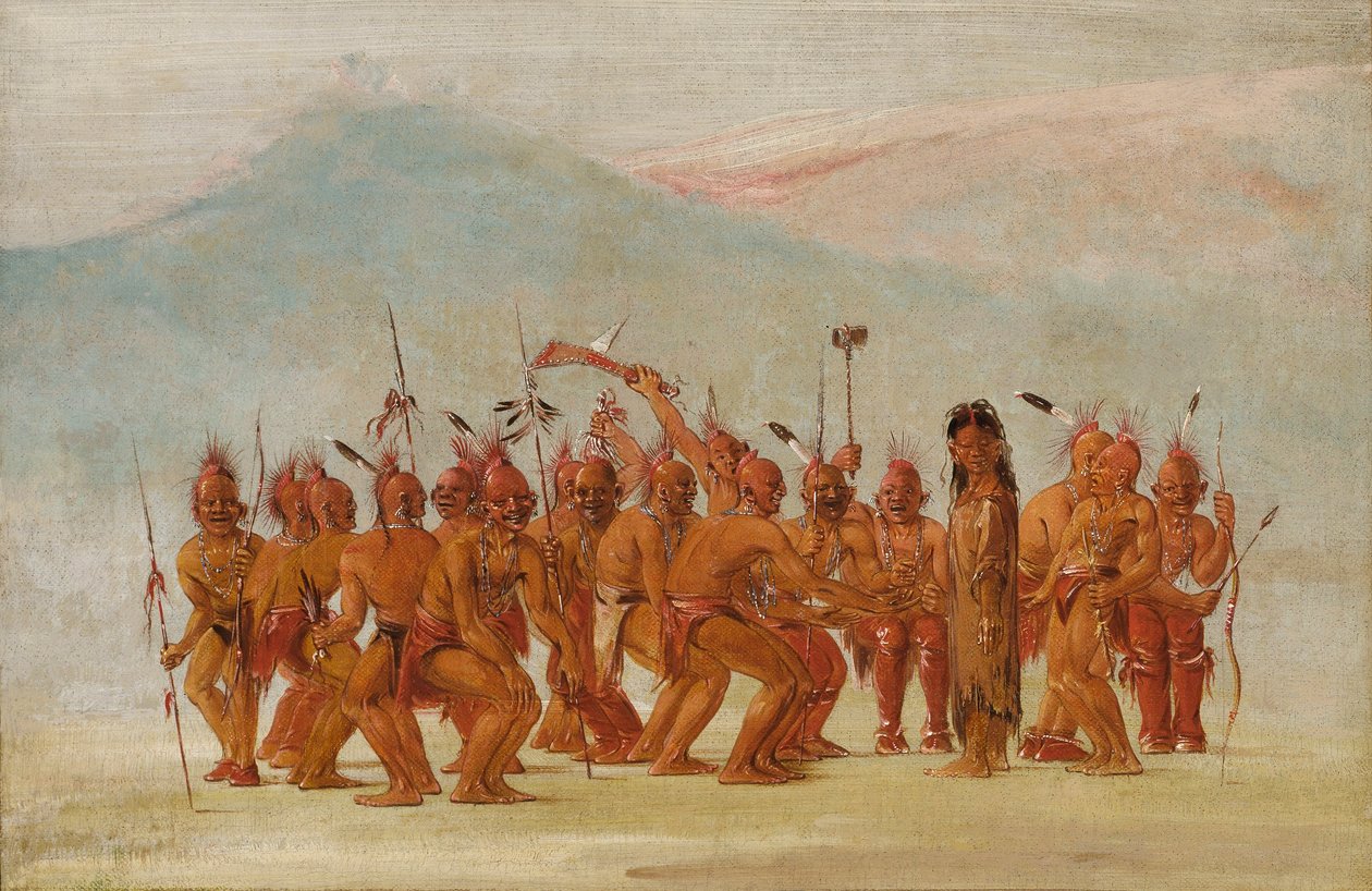 Dans op de Berdash door George Catlin