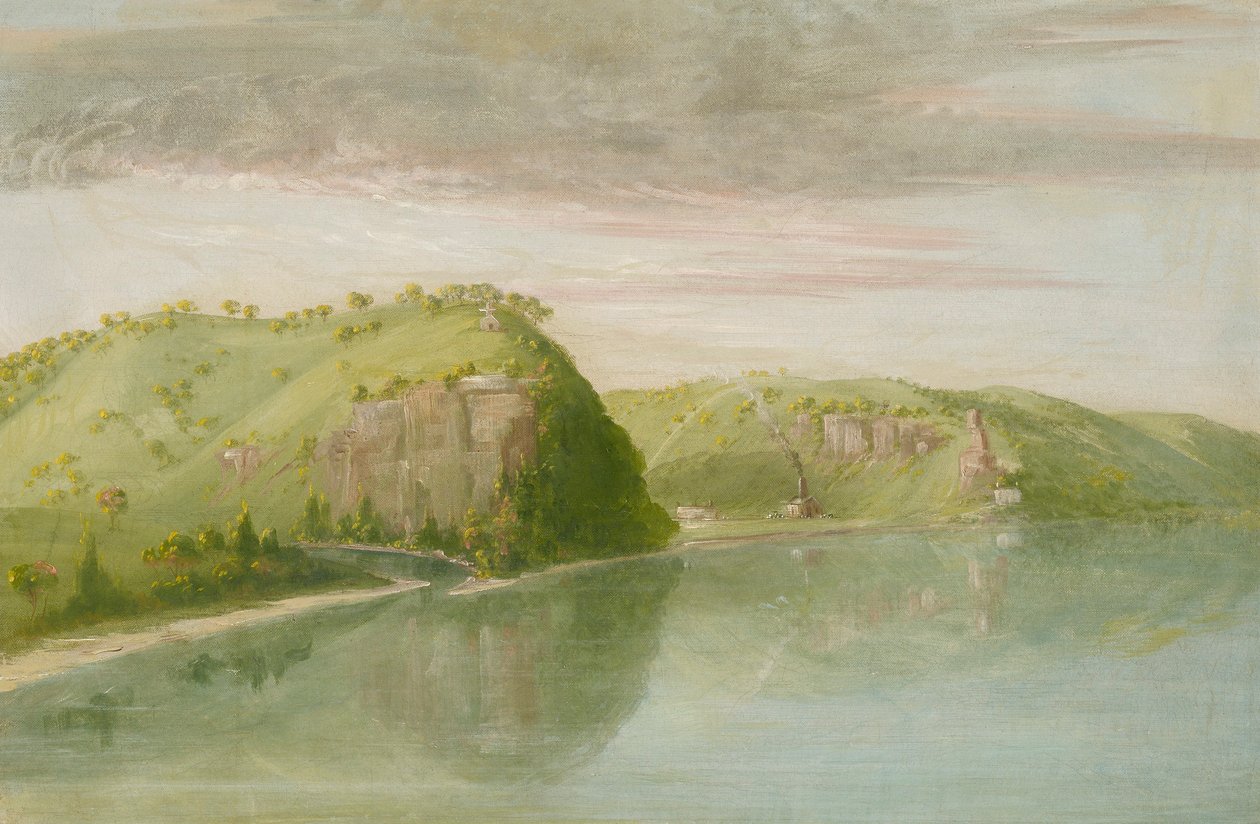Graf van Dubuque, Bovenste Mississippi door George Catlin