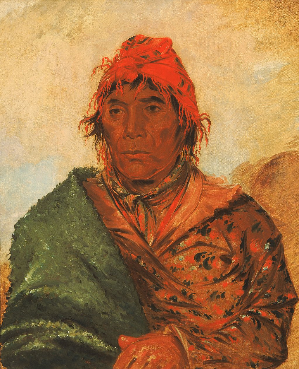 Ee-mat-lá-, Koning Phillip, tweede hoofdman, 1838 door George Catlin