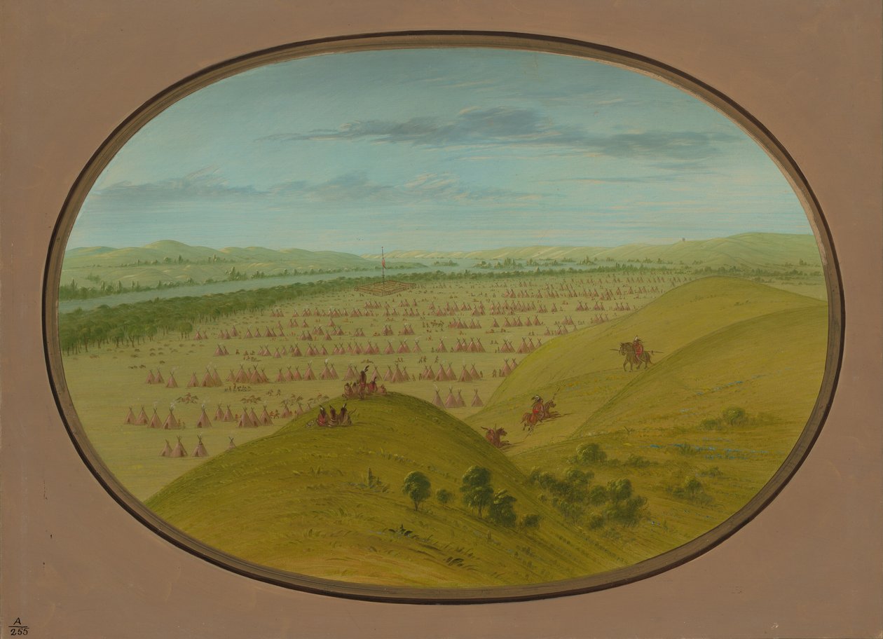 Fort Pierre, 1861-1869 door George Catlin