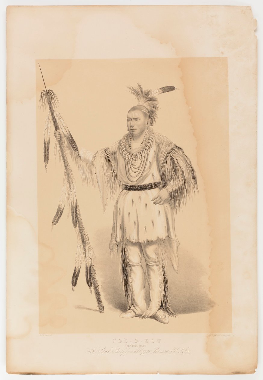 Joc-o-sot, de wandelende beer door George Catlin