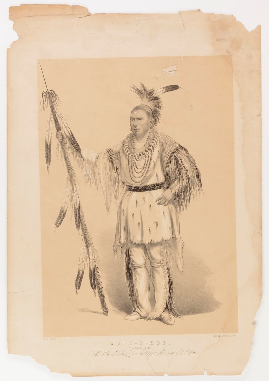 Joc-o-sot, de wandelende beer door George Catlin