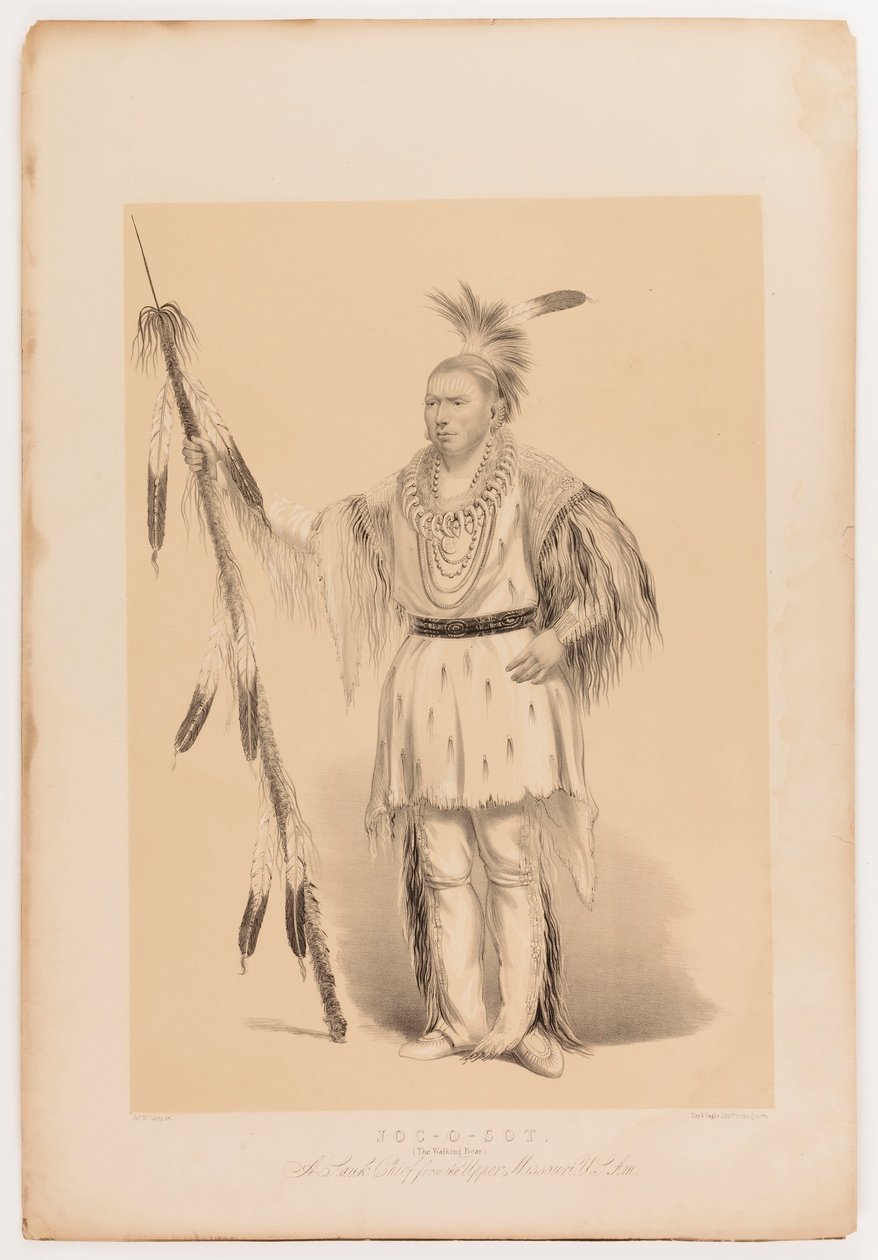 Joc-o-sot, de wandelende beer door George Catlin