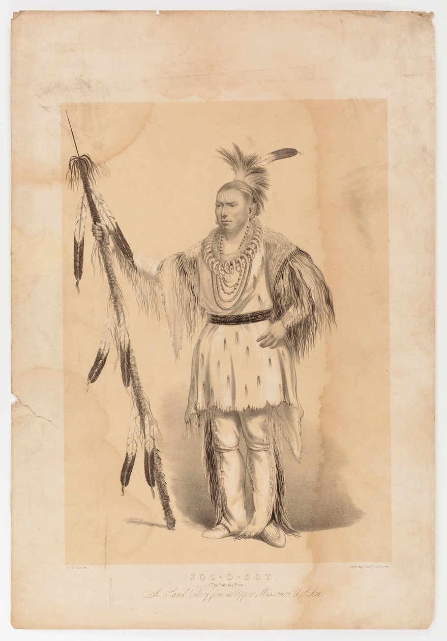 Joc-o-sot, de wandelende beer door George Catlin