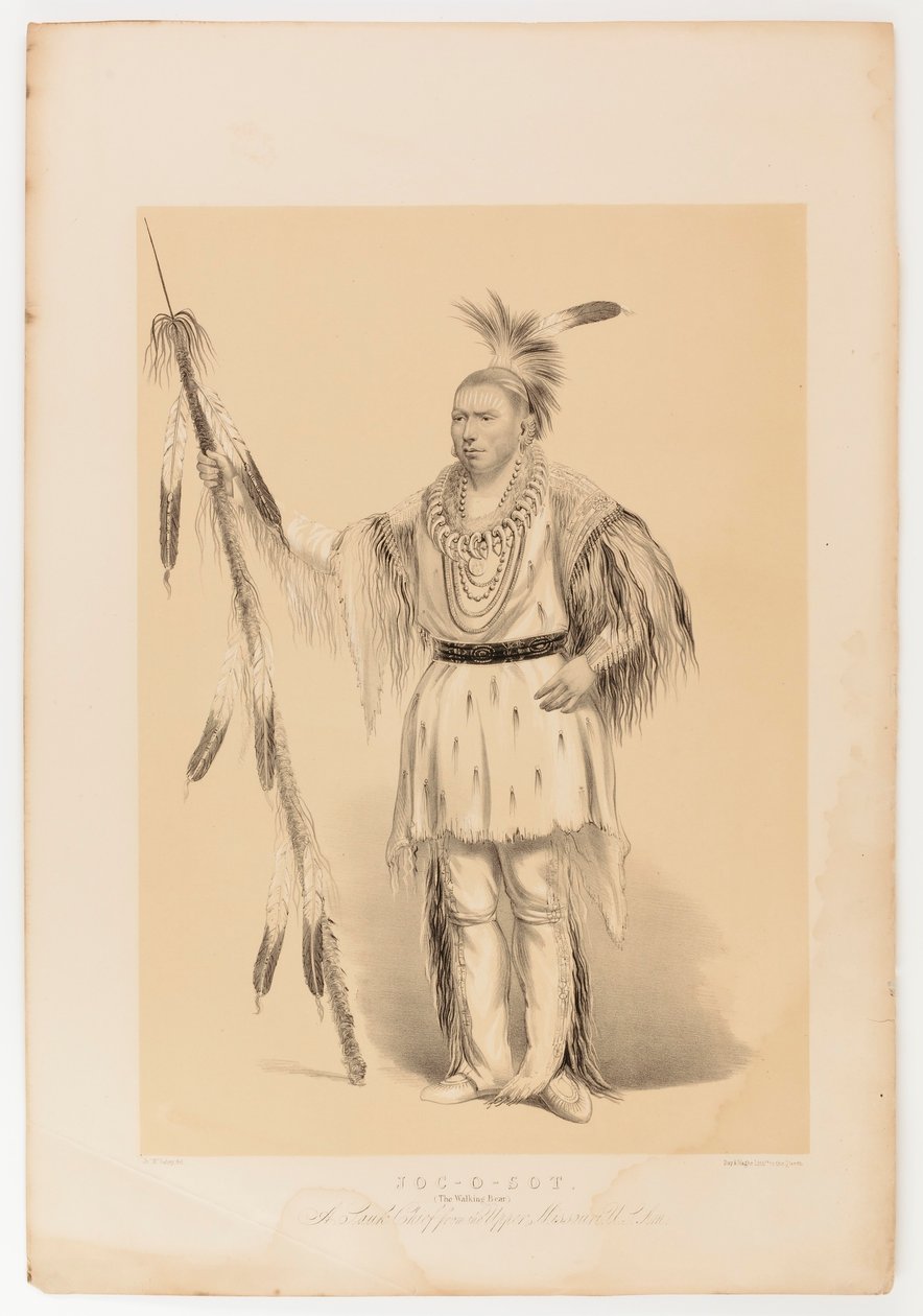 Joc-o-sot, de wandelende beer door George Catlin
