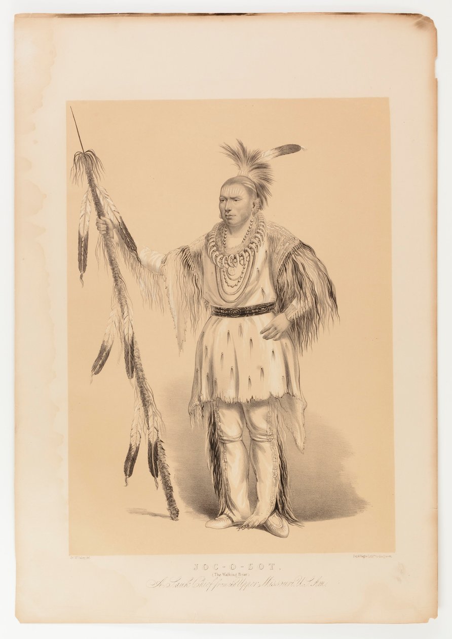 Joc-o-sot, de wandelende beer door George Catlin