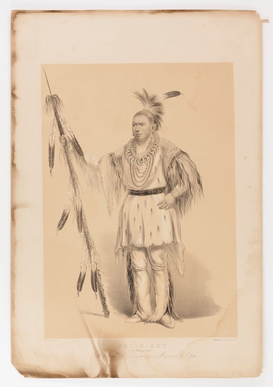 Joc-o-sot, de wandelende beer door George Catlin