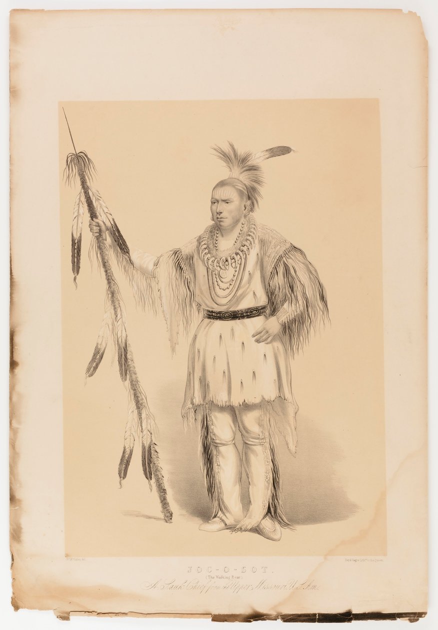 Joc-o-sot, de wandelende beer door George Catlin