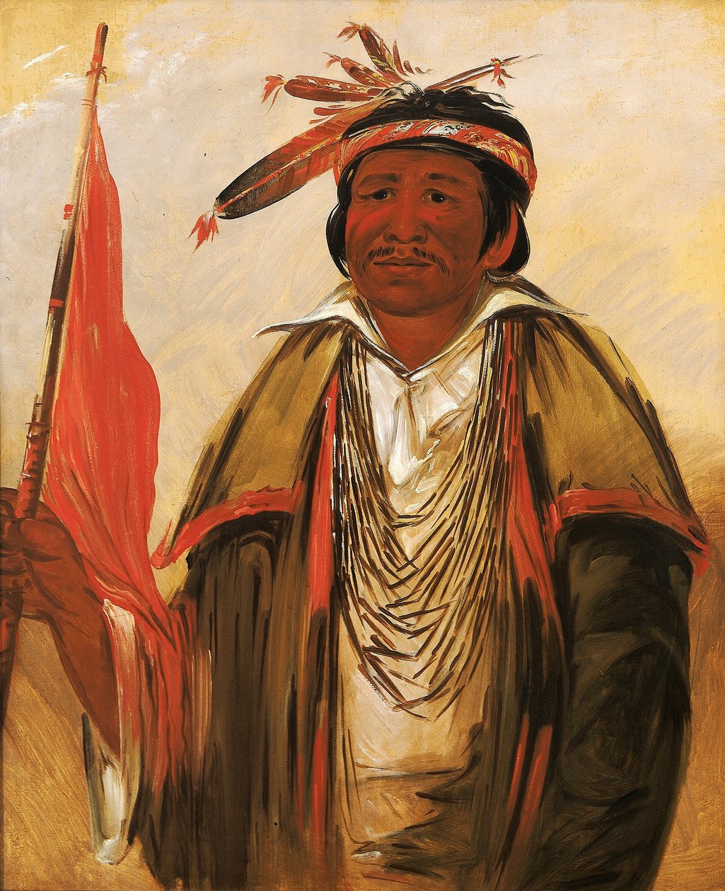 Ke-chím-qua, Grote Beer door George Catlin