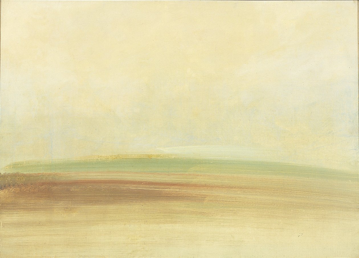 Landschapachtergrond, 1846-1848 door George Catlin