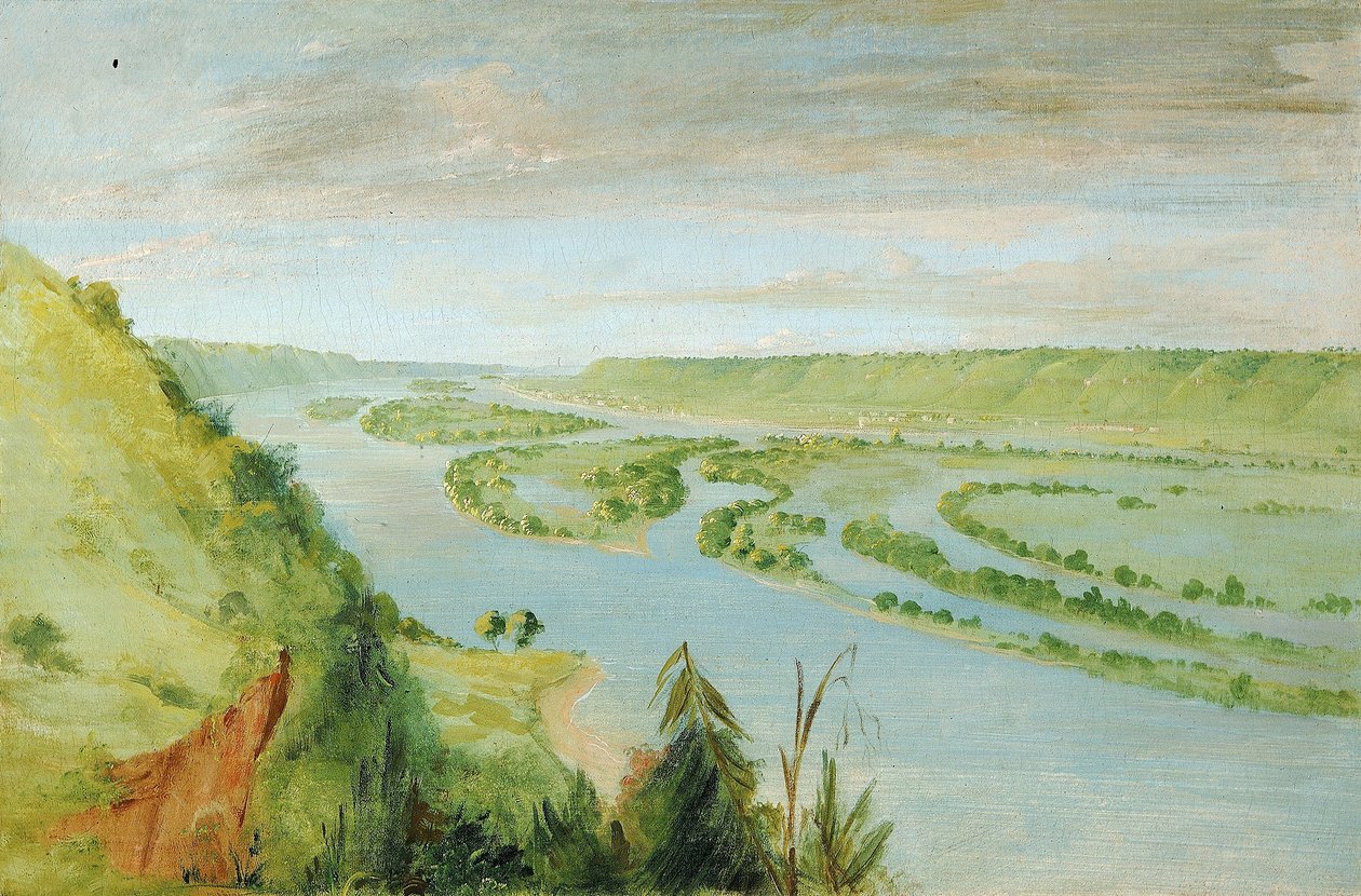 Prairie du Chien, Verenigde Staten Garrison door George Catlin