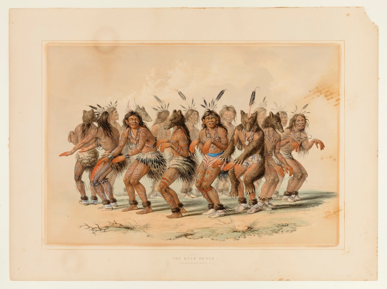 De berendans - nr. 18 door George Catlin