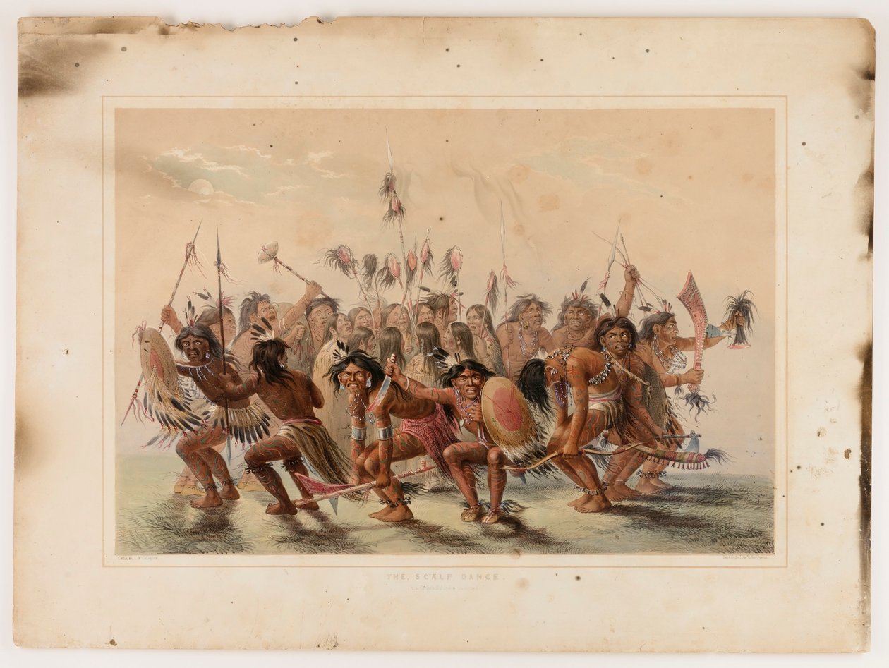 De hoofdhuiddans door George Catlin