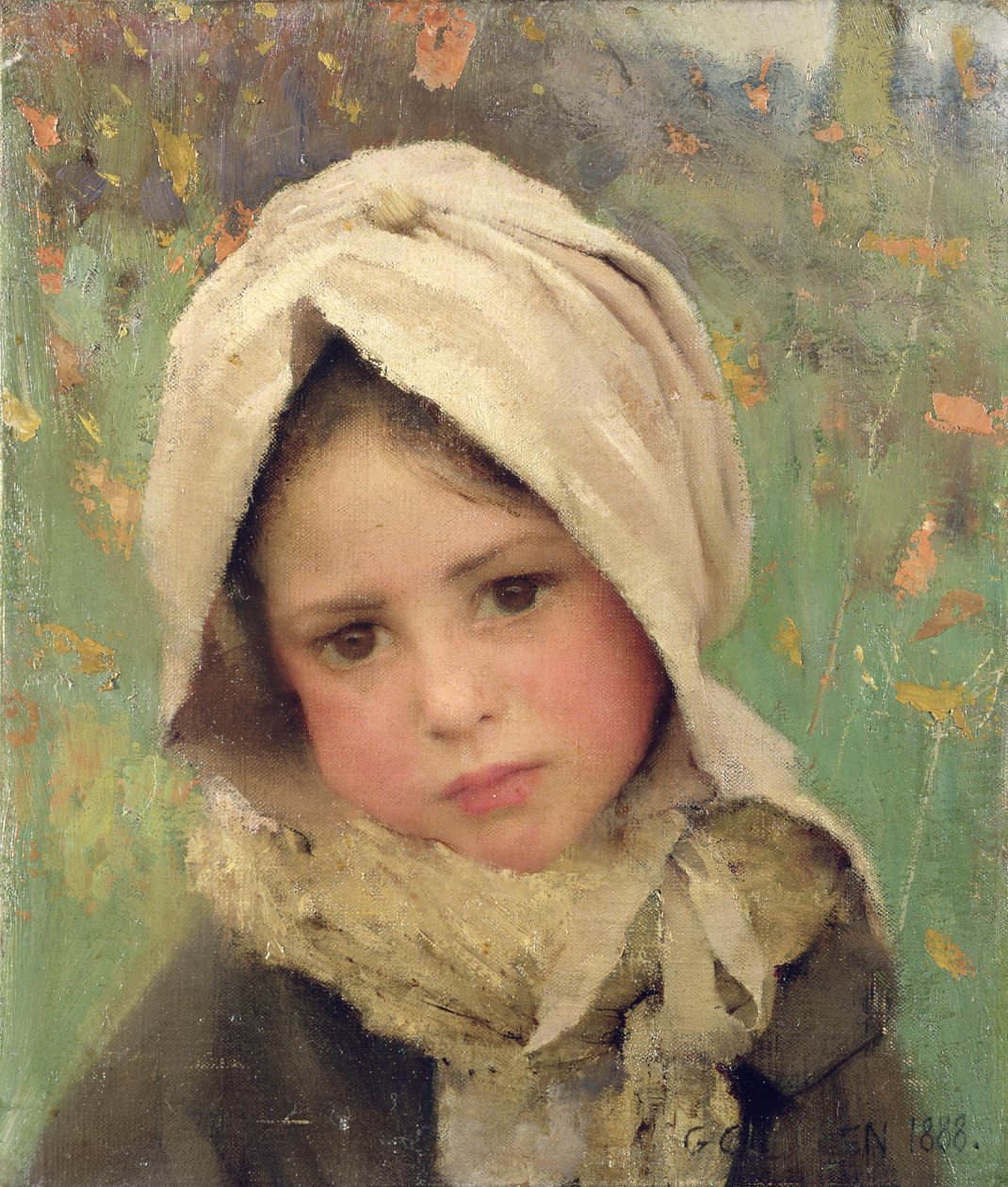 Een klein kind door George Clausen