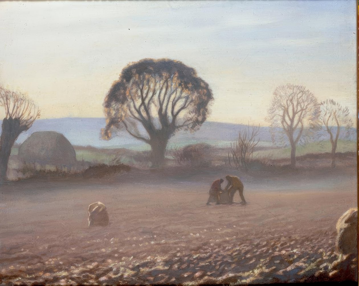 Herfstochtend – Aardappeloogst door George Clausen