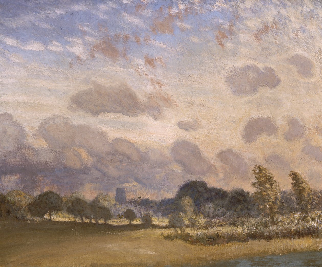 Clavering Kerk, c. 1908 door George Clausen