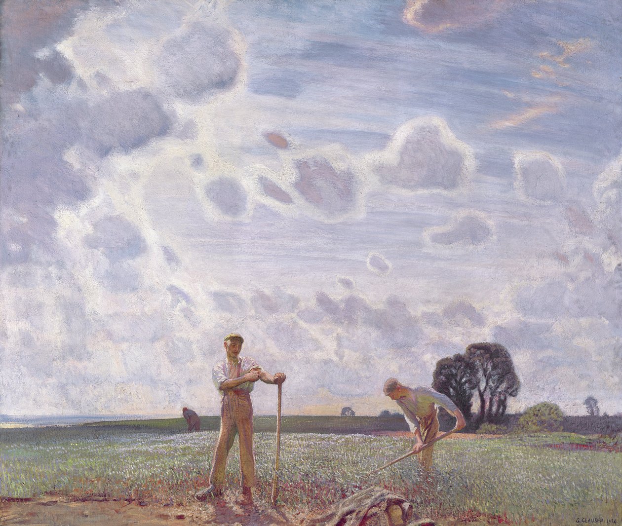 In de velden van juni door George Clausen