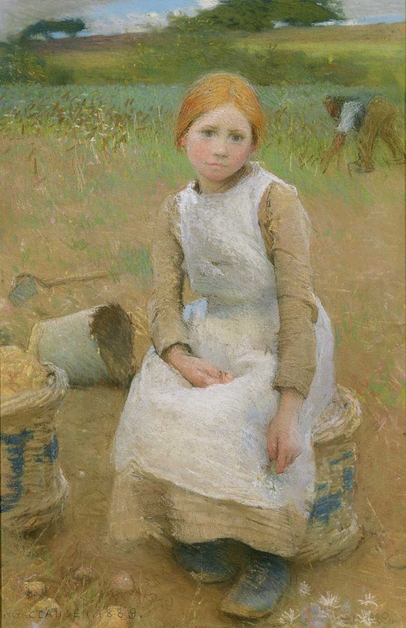 Kleine Roos, 1889 door George Clausen