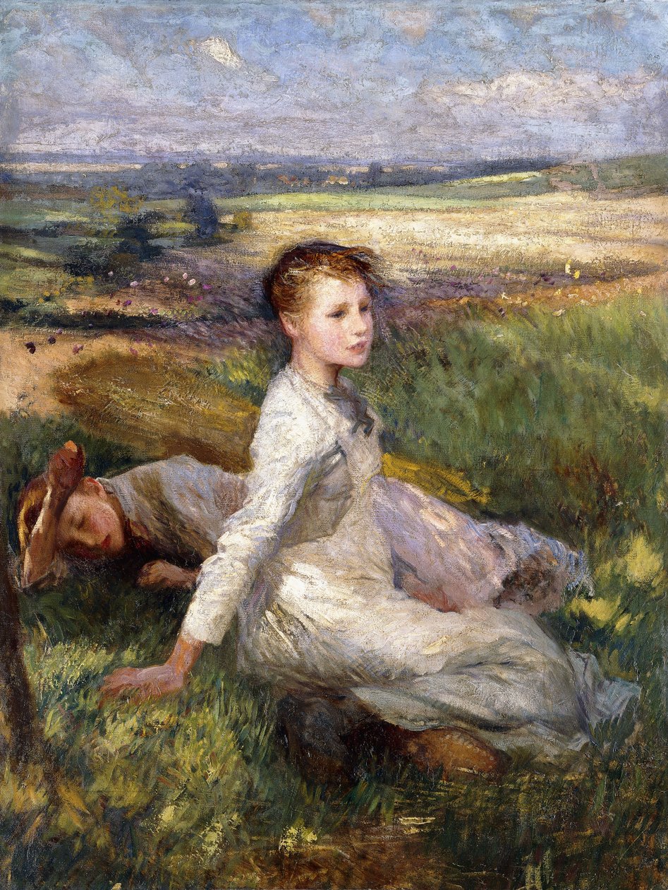 Zomer in de Velden door George Clausen