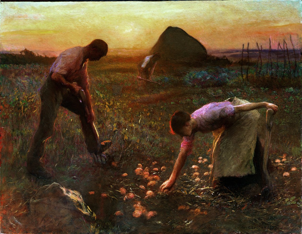 De volkstuin door George Clausen