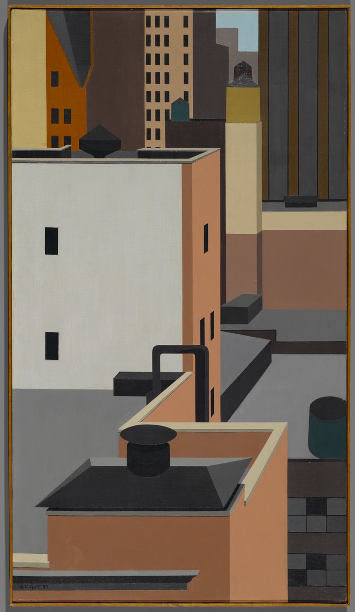 Manhattan Mozaïek door George Copeland Ault
