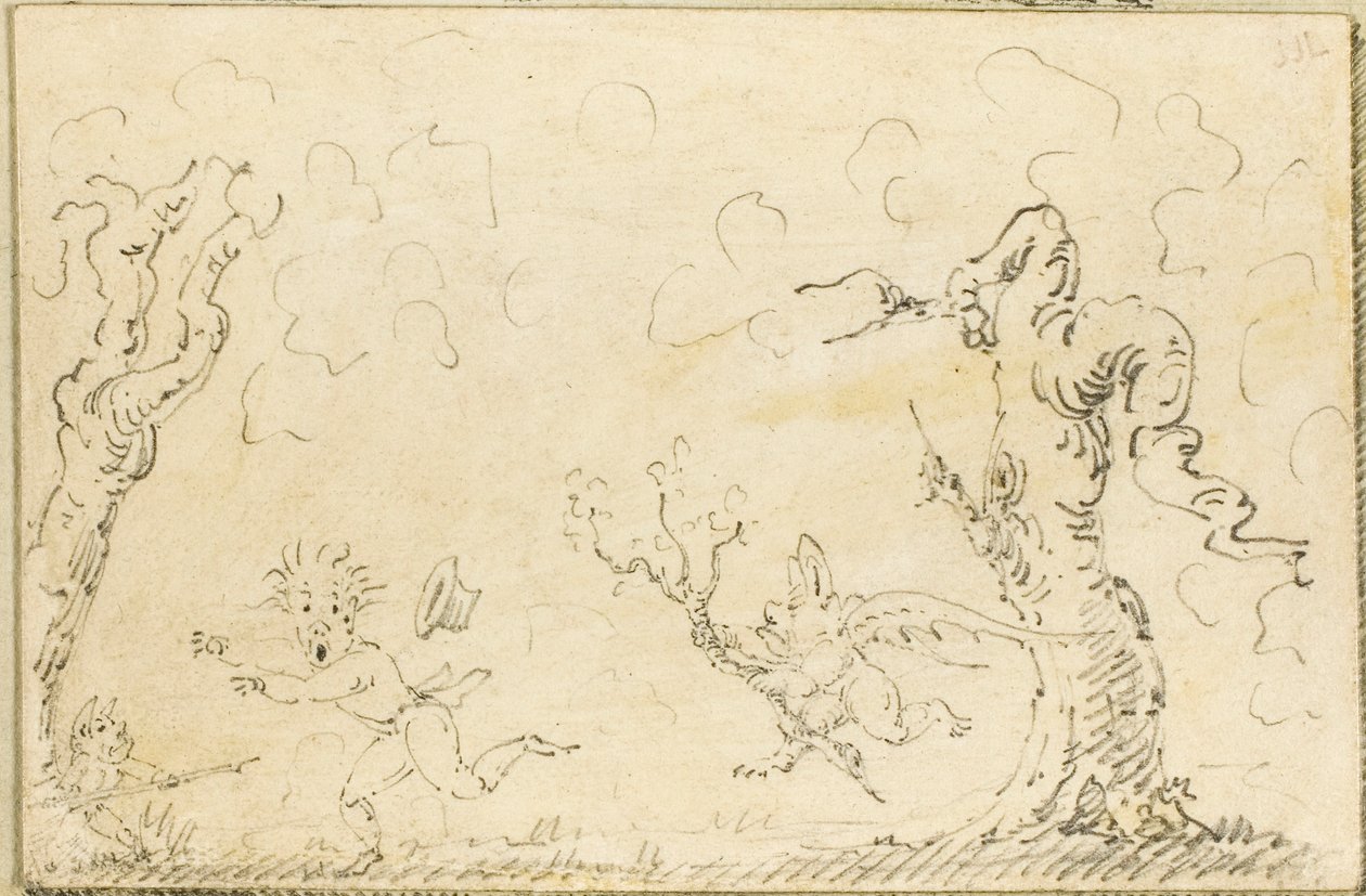 Komische scène door George Cruikshank